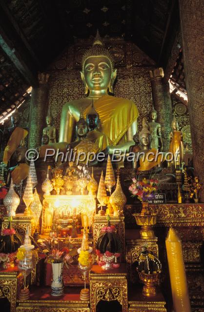 laos 05.JPG - Bouddha, Vat Xieng ThongLuang PrabangLaos